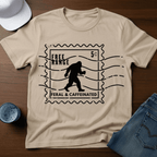 Free Range - Feral & Caffeinated - Bigfoot Stamp T-Shirt - Deadpan Outdoors Co.