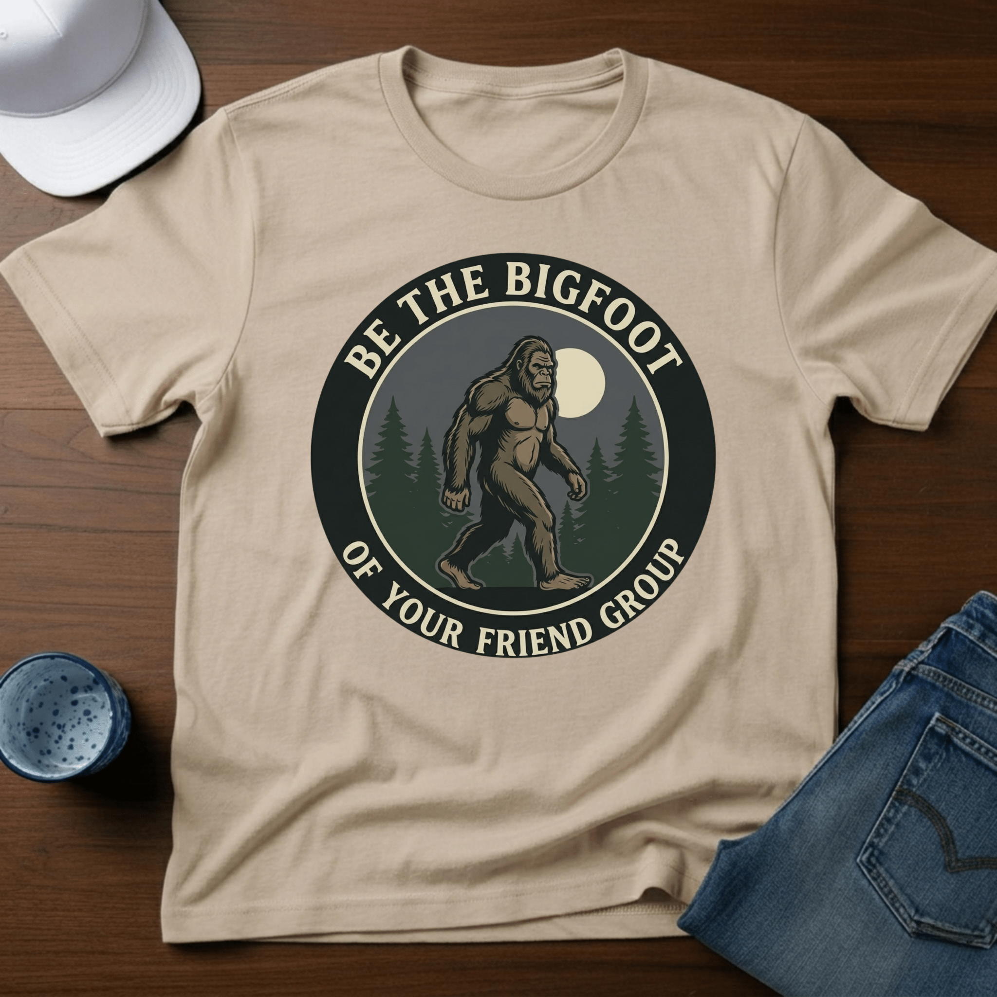 Be The Bigfoot of Your Friend Group T-Shirt - Deadpan Outdoors Co.