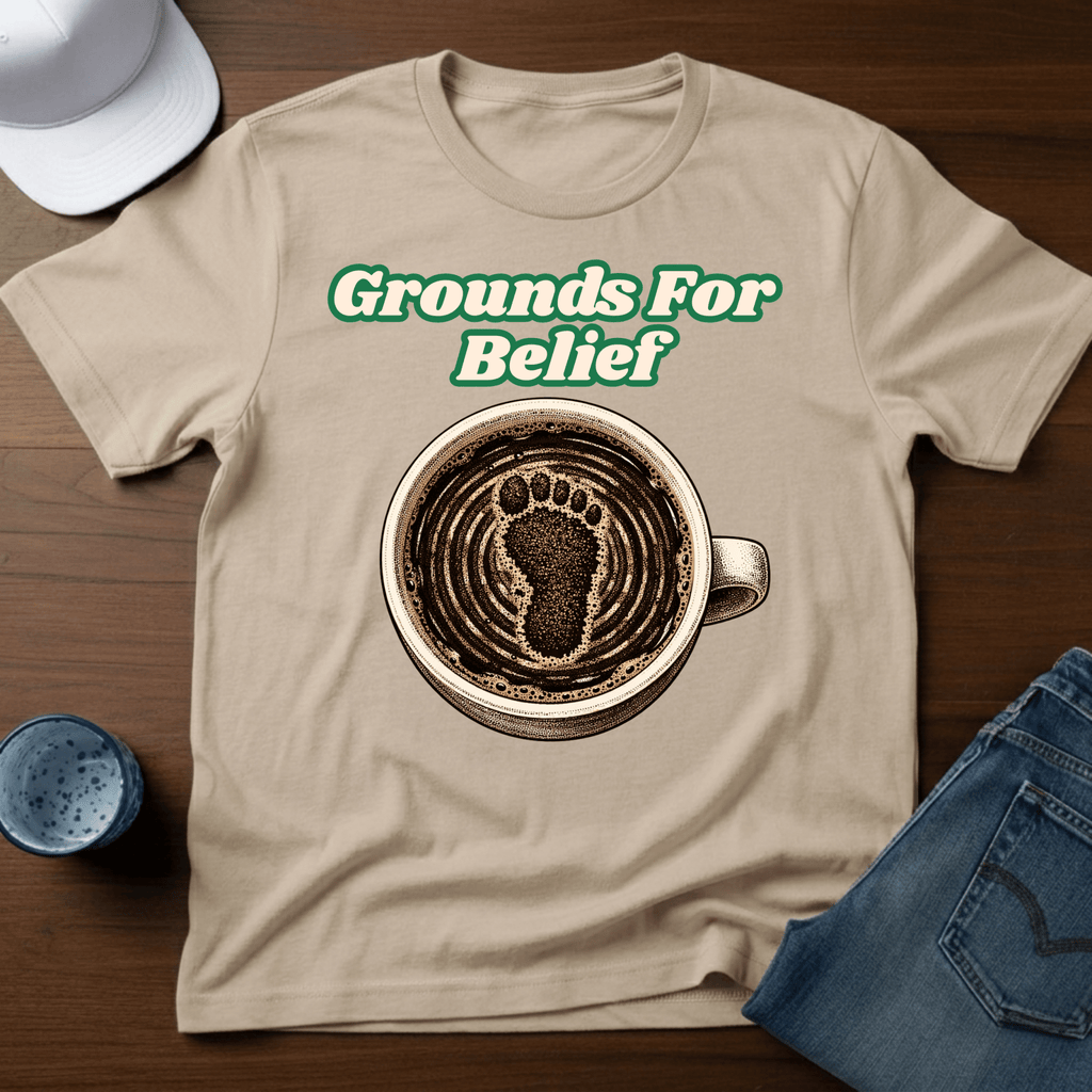 Grounds For Belief T-Shirt - Deadpan Outdoors Co.