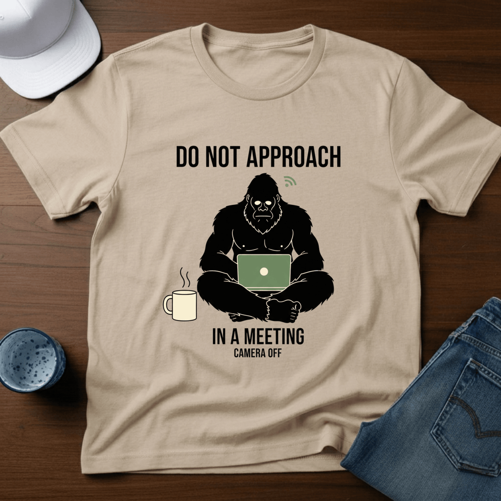 Do Not Approach In A Meeting T-Shirt - Deadpan Outdoors Co.