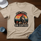 Off - Grid On Coffee T-Shirt - Deadpan Outdoors Co.
