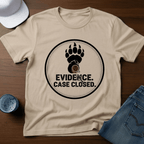 Evidence. Case Closed T-Shirt - Deadpan Outdoors Co.