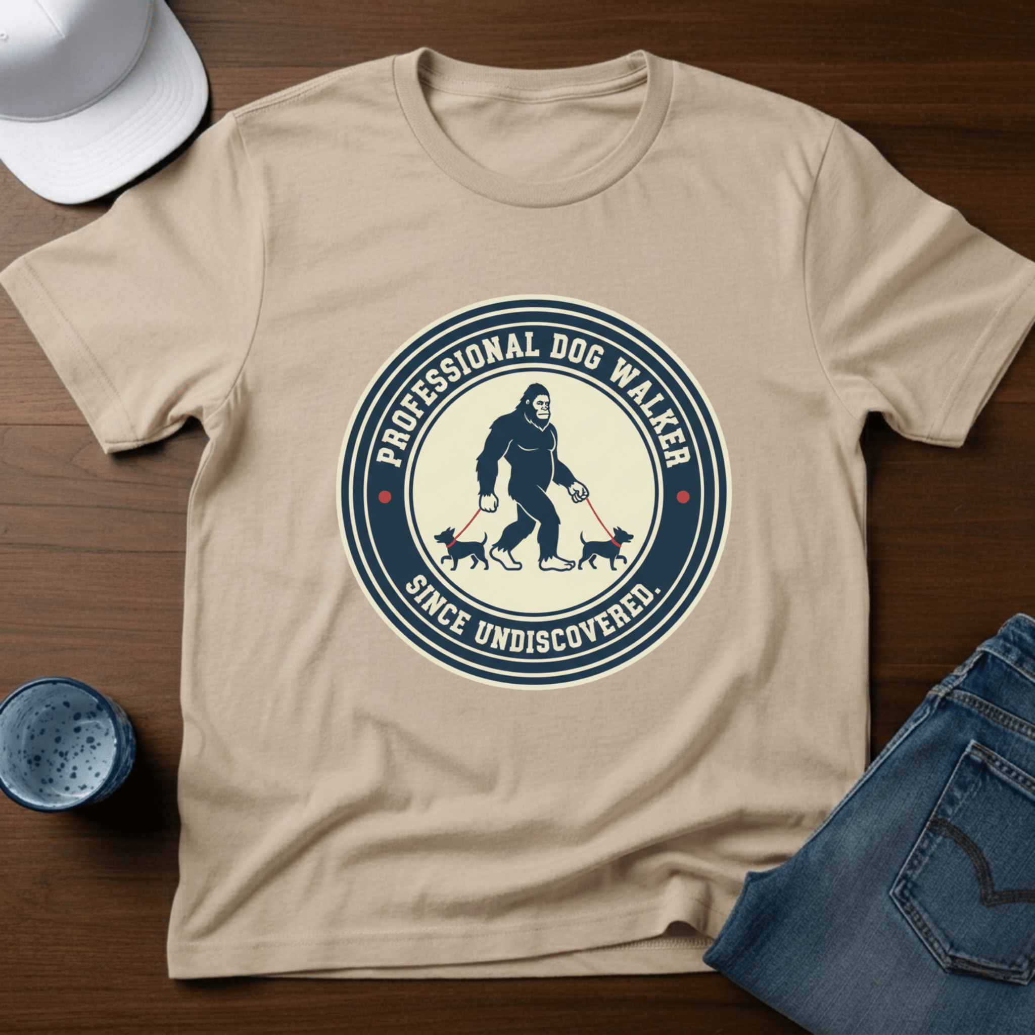 Professional Dog Walker T-Shirt - Deadpan Outdoors Co.