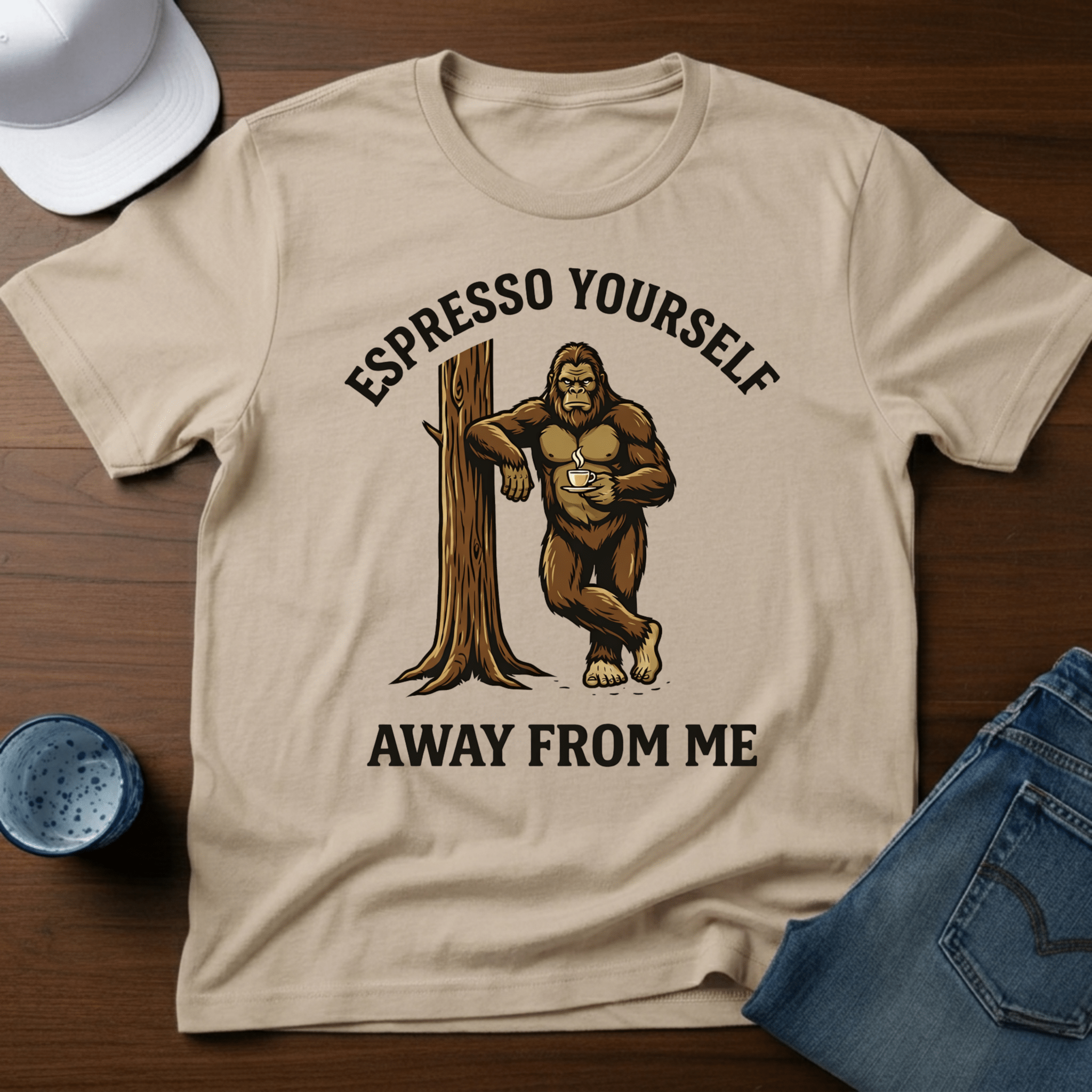 Espresso Yourself Away From Me T-Shirt - Deadpan Outdoors Co.