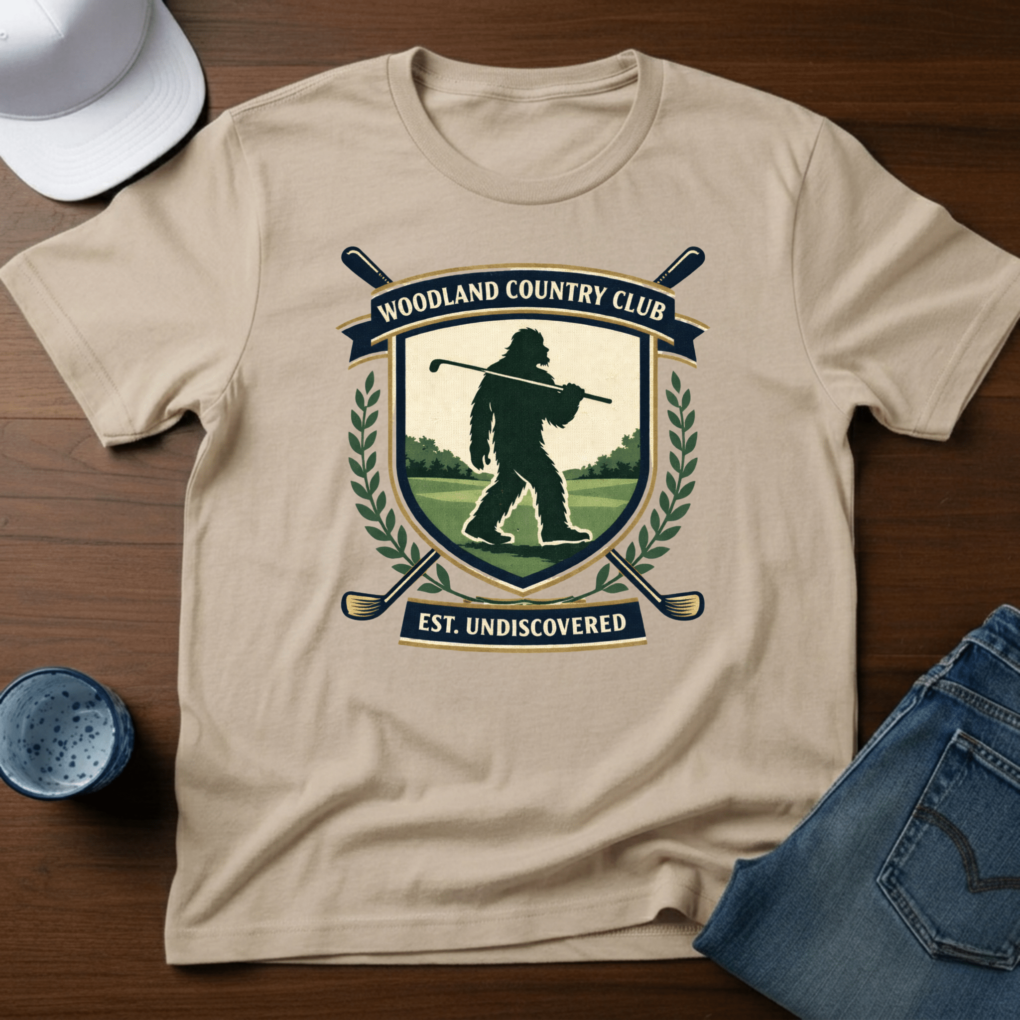 Woodland Country Club T-Shirt - Deadpan Outdoors Co.