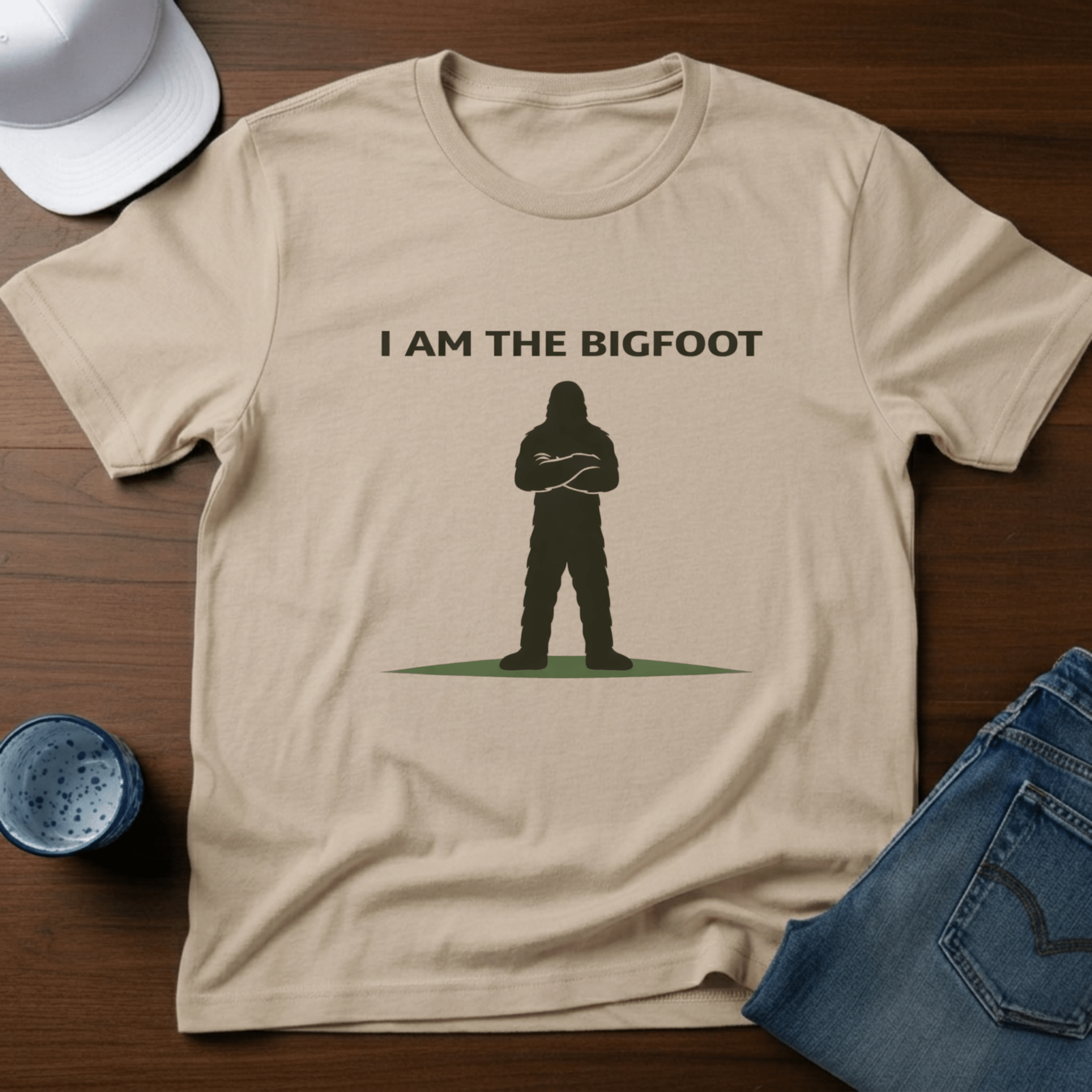 I Am The Bigfoot T-Shirt - Deadpan Outdoors Co.