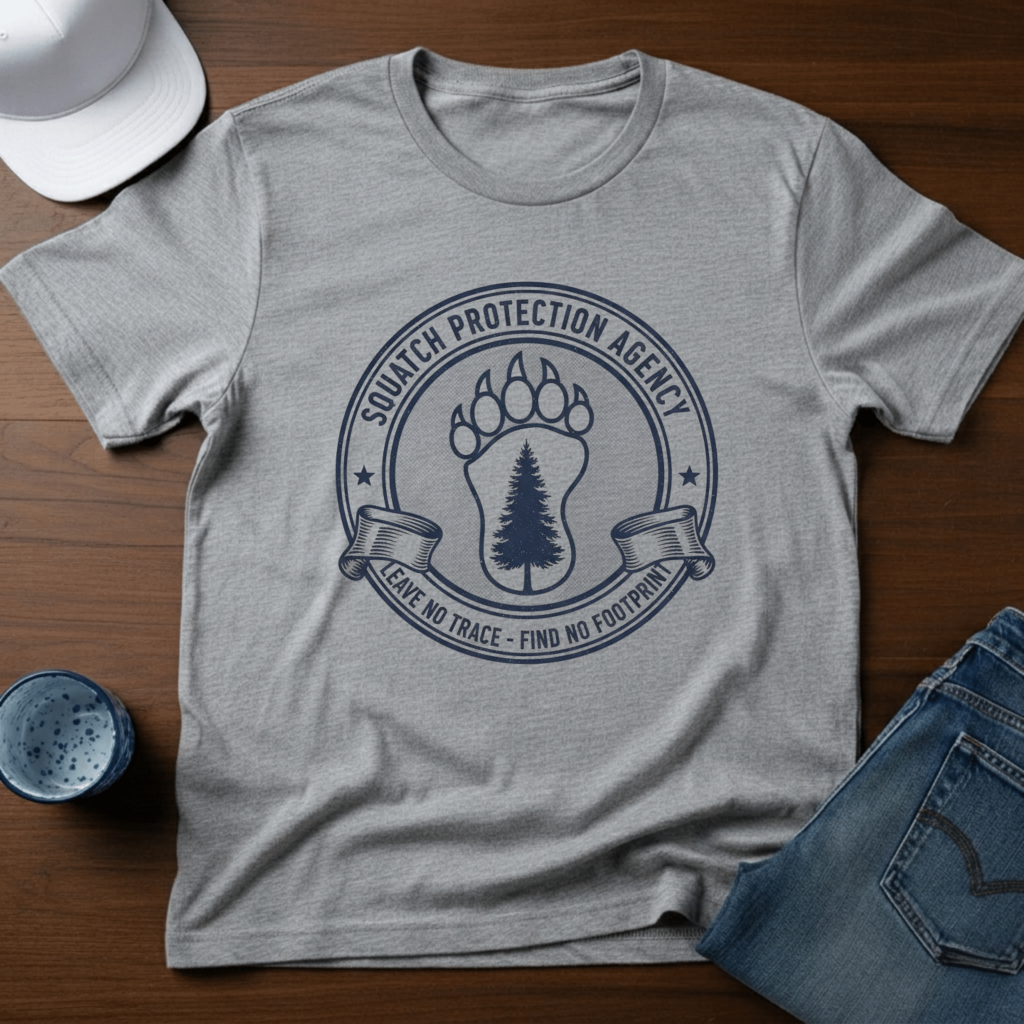Squatch Protection Agency T-Shirt - Deadpan Outdoors Co.