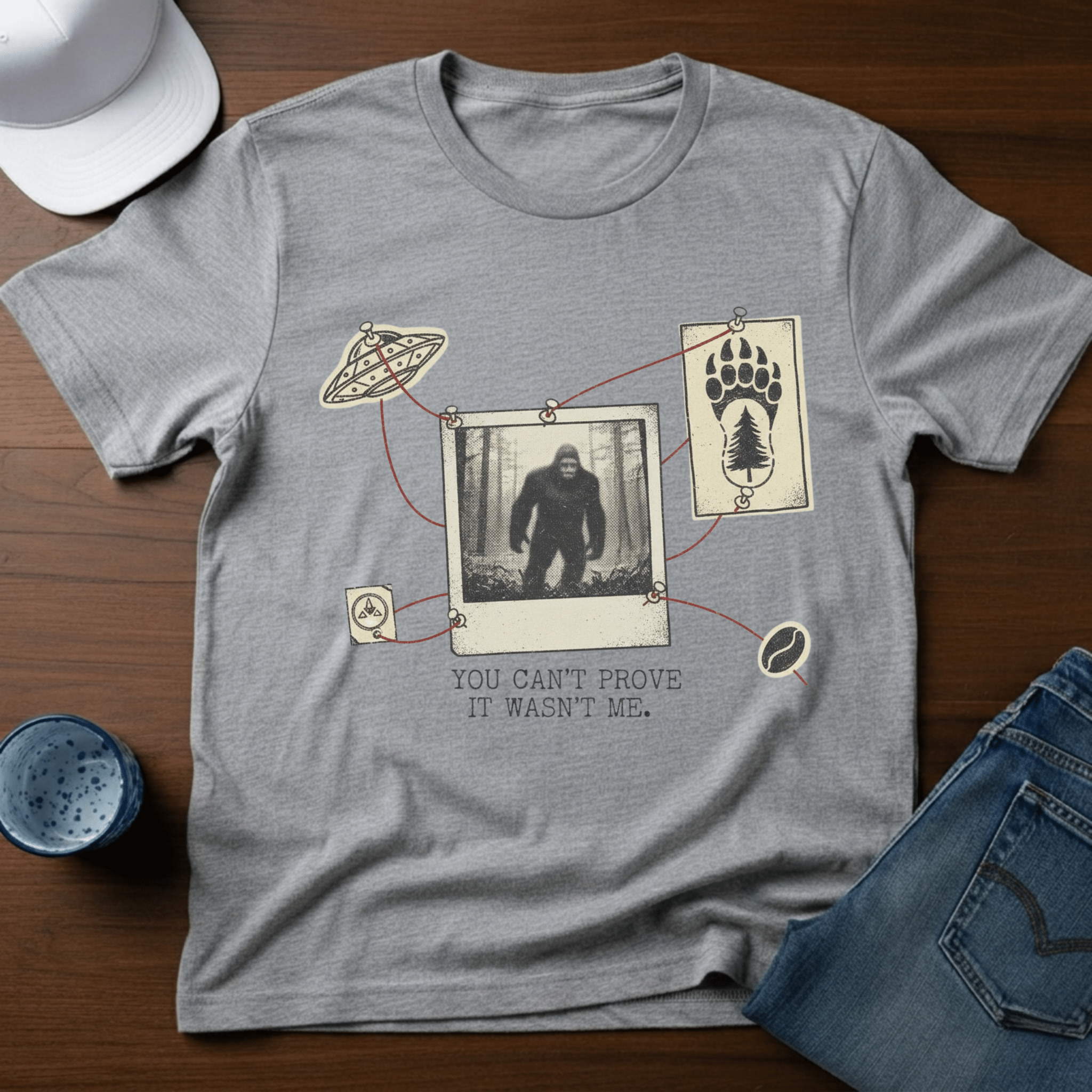 You Can't Prove It Wasn't Me T-Shirt - Deadpan Outdoors Co.