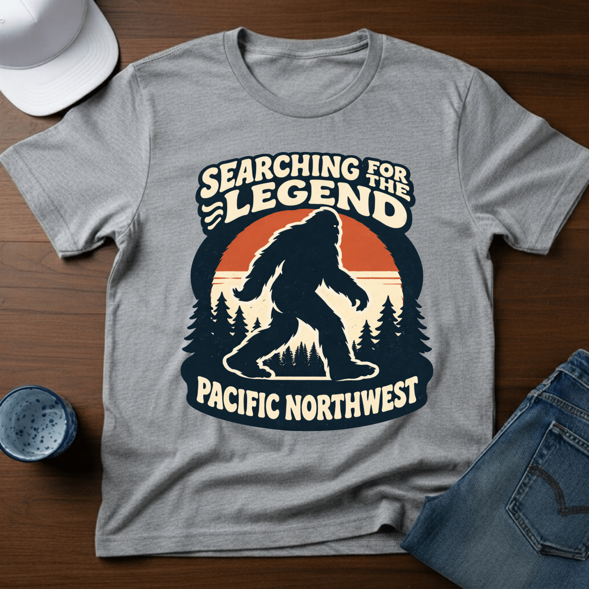 Searching For The Legend PNW T-Shirt - Deadpan Outdoors Co.