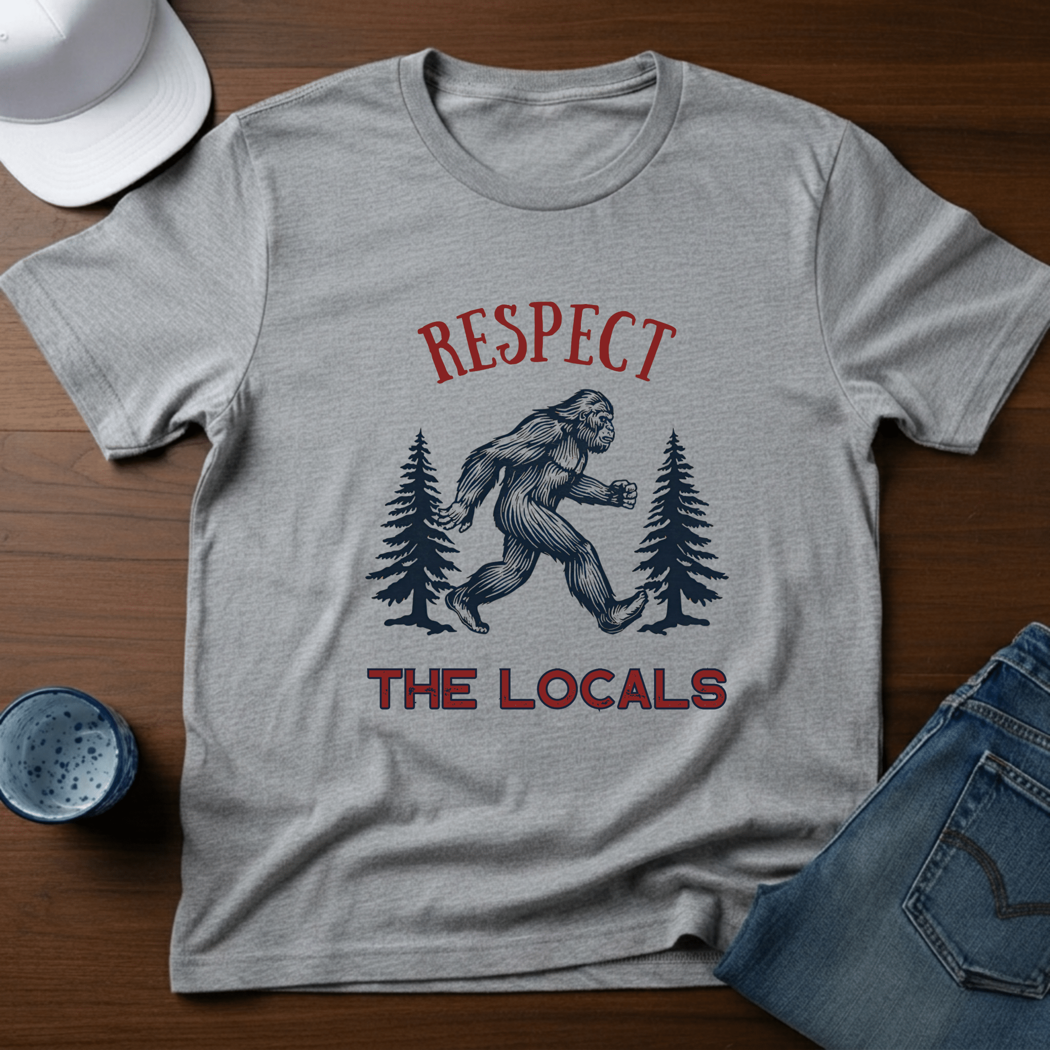 Respect The Locals T-Shirt - Deadpan Outdoors Co.
