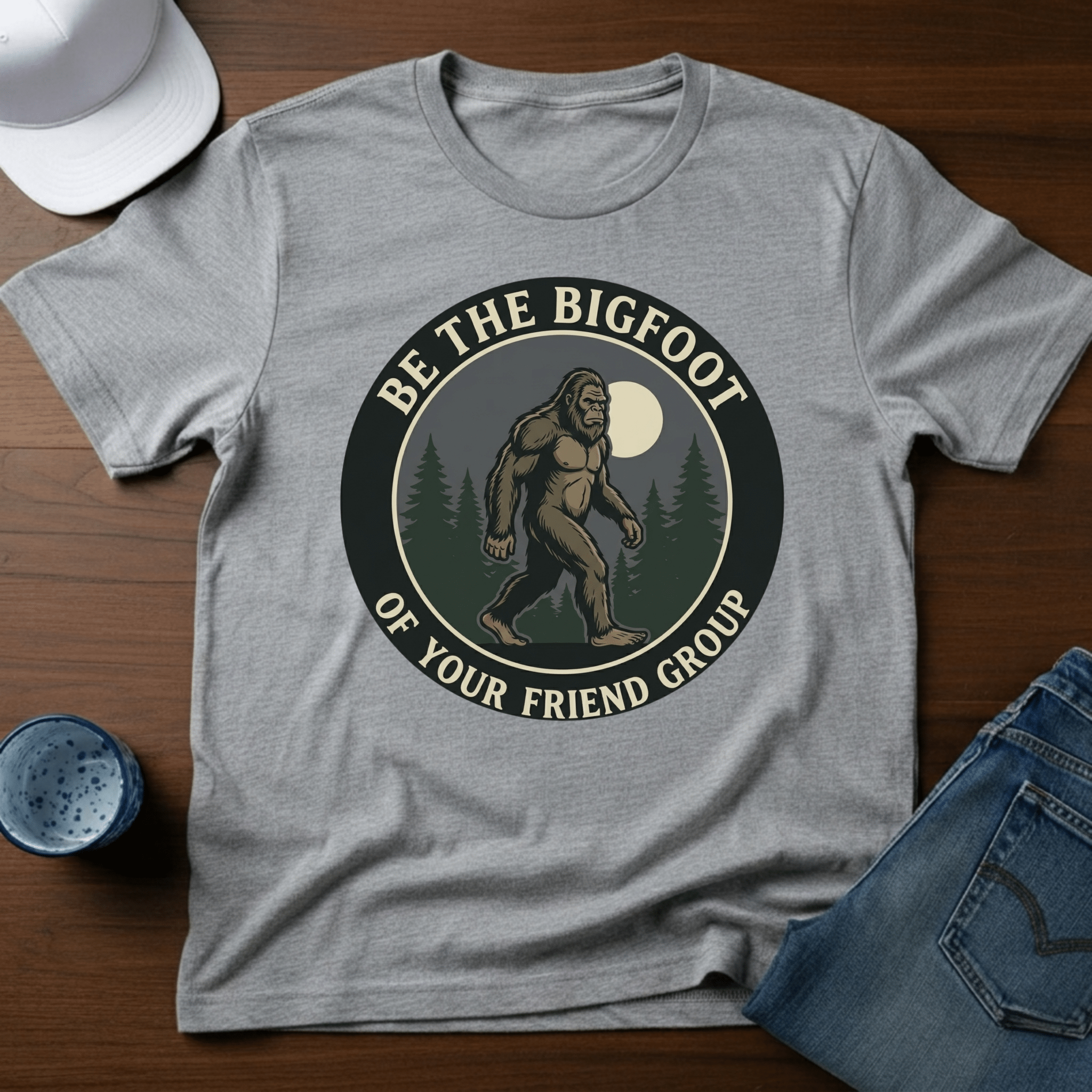 Be The Bigfoot of Your Friend Group T-Shirt - Deadpan Outdoors Co.
