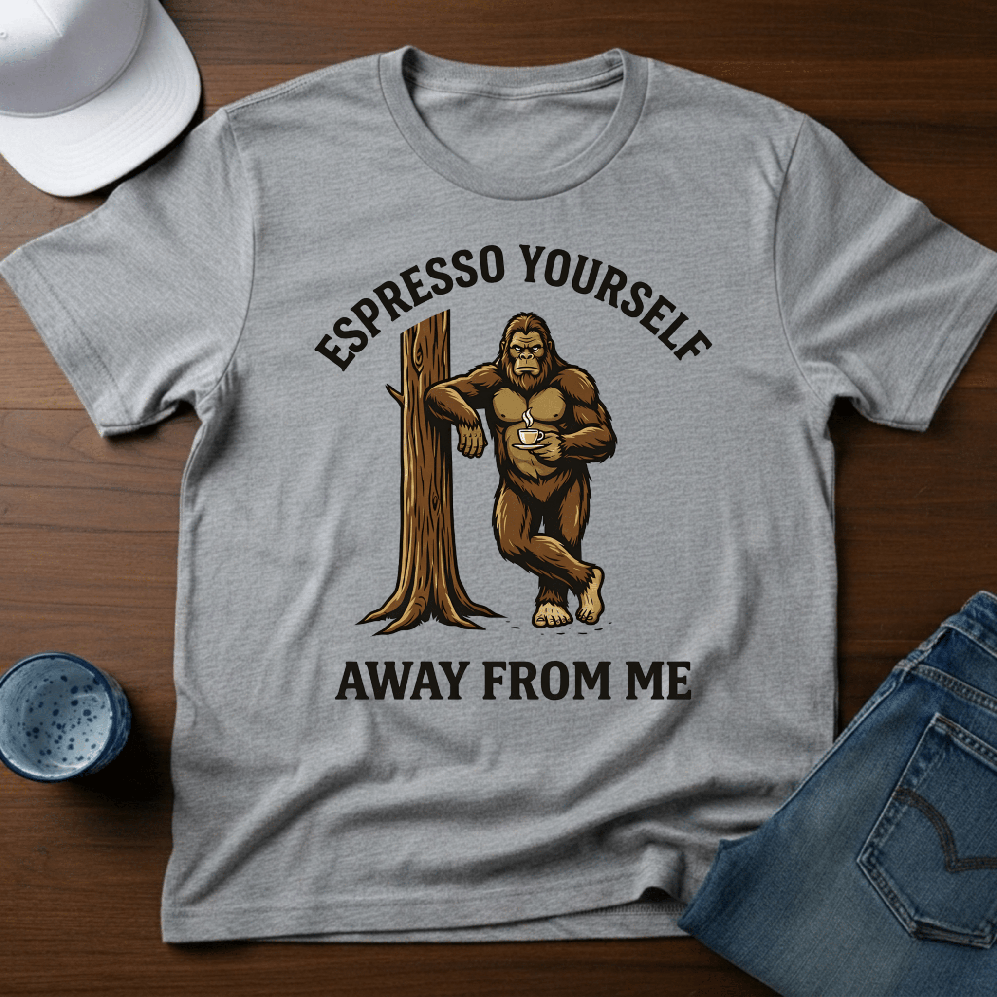 Espresso Yourself Away From Me T-Shirt - Deadpan Outdoors Co.