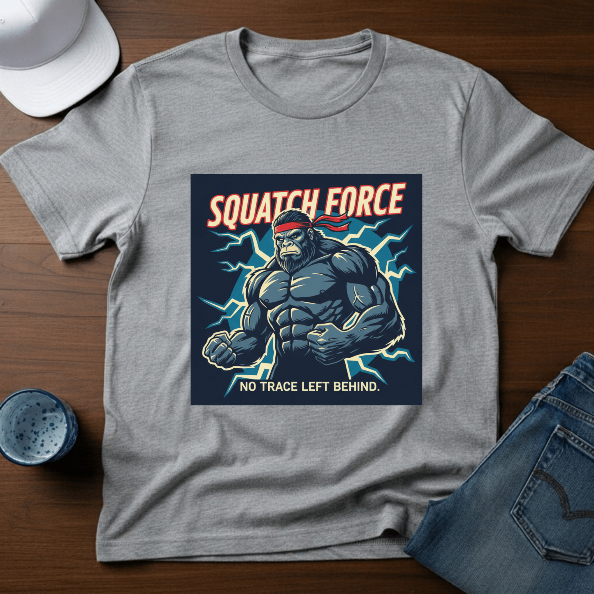 Squatch Force T-Shirt - Deadpan Outdoors Co.