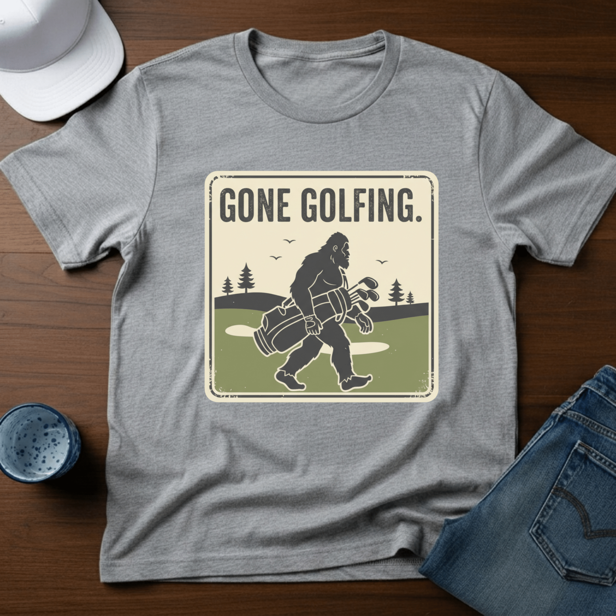 Gone Golfing T-Shirt - Deadpan Outdoors Co.