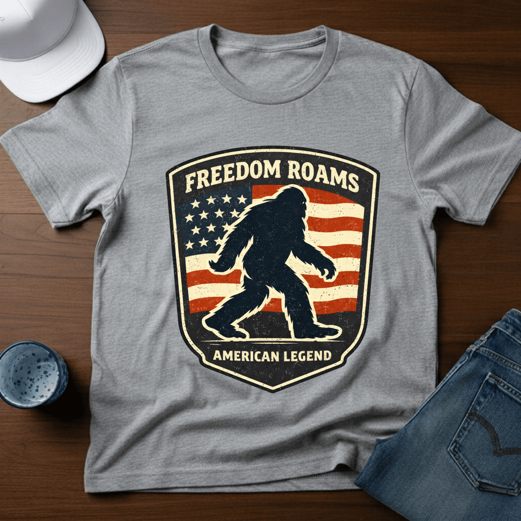 Freedom Roams T-Shirt - Deadpan Outdoors Co.