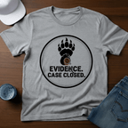 Evidence. Case Closed T-Shirt - Deadpan Outdoors Co.
