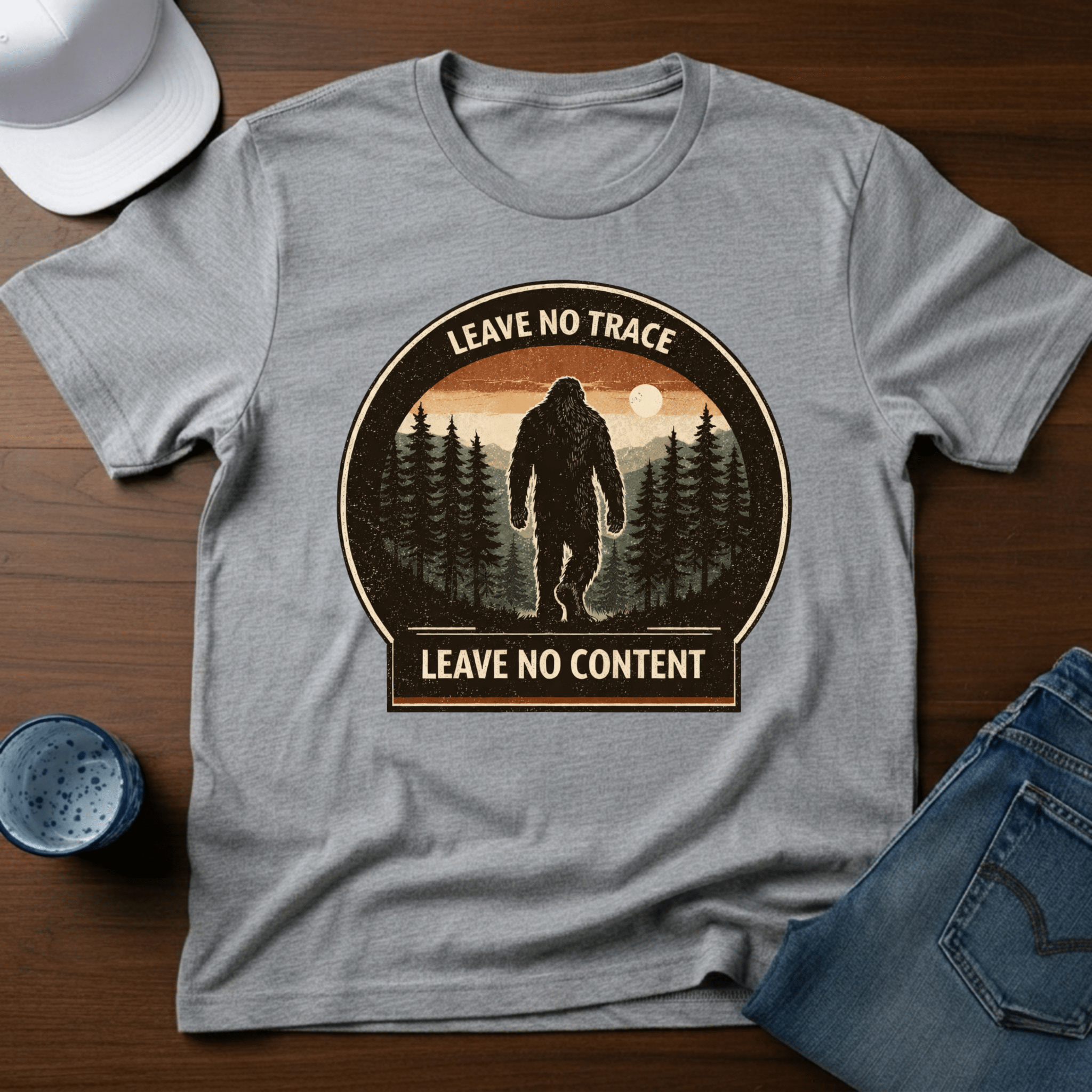 Leave No Trace Leave No Content T-Shirt - Deadpan Outdoors Co.