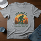 Bigfoot: Hide And Seek World Champion T-Shirt - Deadpan Outdoors Co.