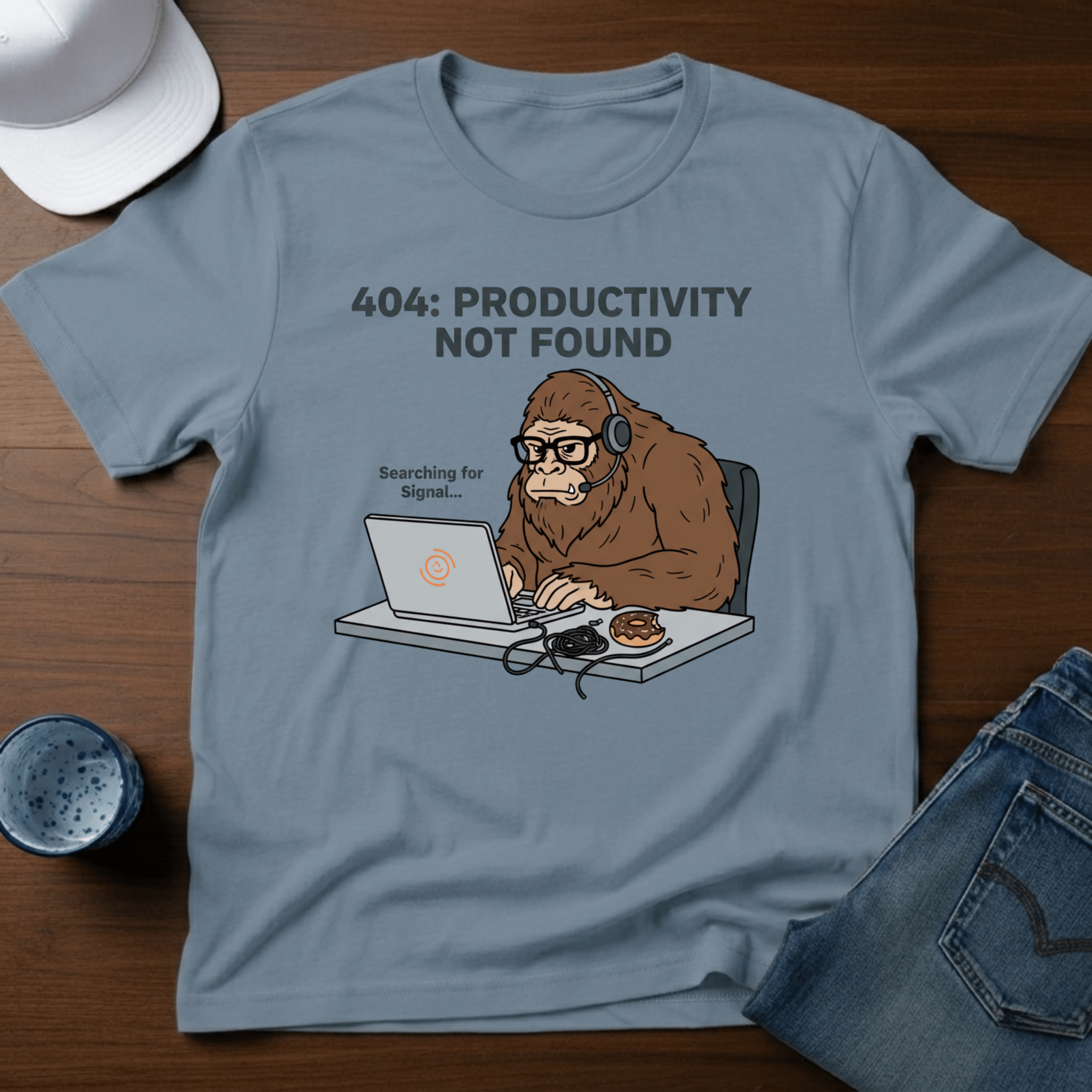 404 Productivity Not Found T-Shirt - Deadpan Outdoors Co.