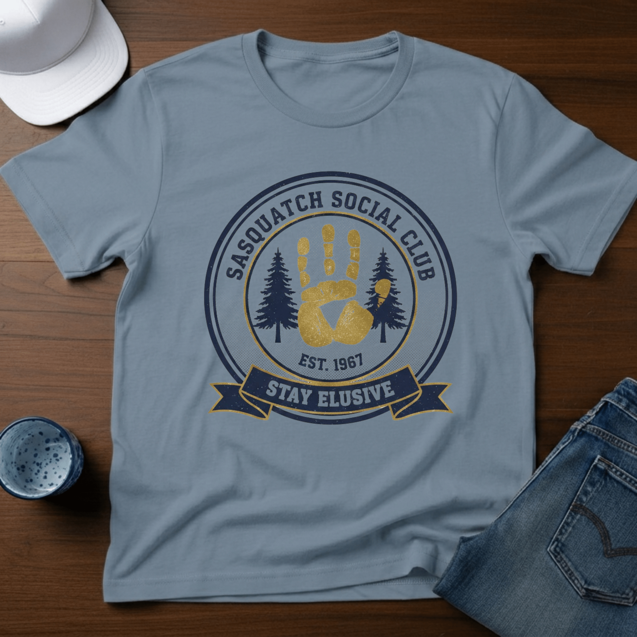 Sasquatch Social Club T-Shirt - Deadpan Outdoors Co.