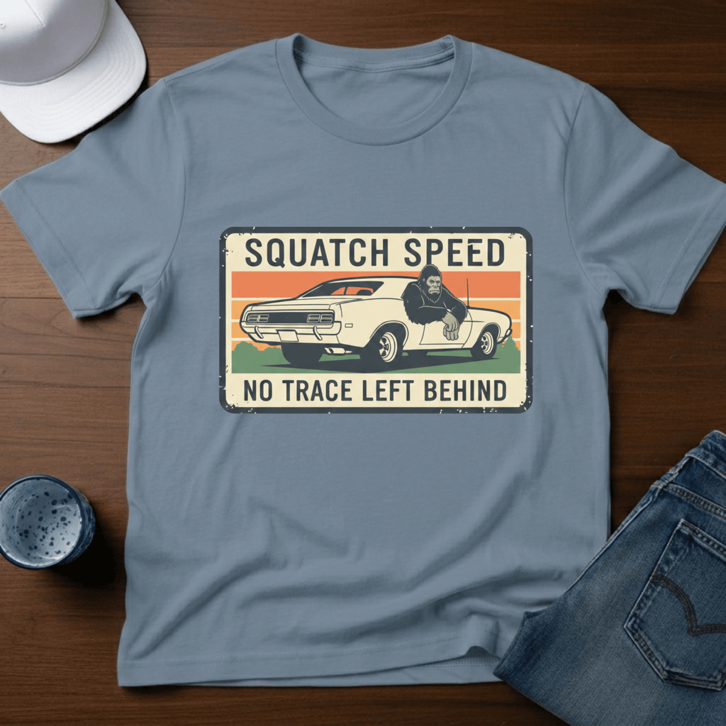 Squatch Speed T-Shirt - Deadpan Outdoors Co.