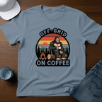 Off - Grid On Coffee T-Shirt - Deadpan Outdoors Co.