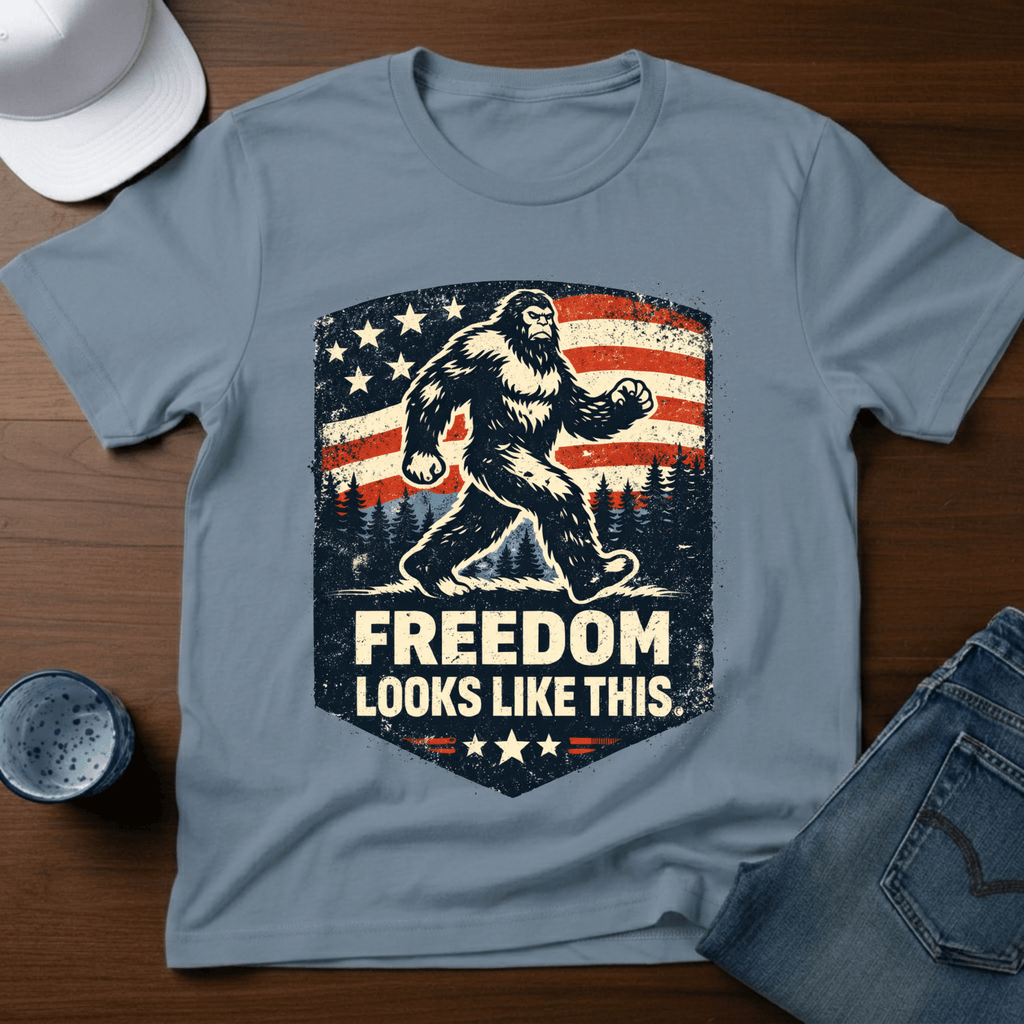 Freedom Looks Like This T-Shirt - Deadpan Outdoors Co.