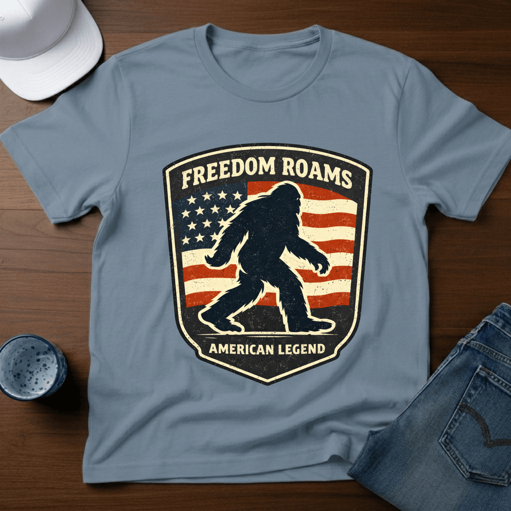 Freedom Roams T-Shirt - Deadpan Outdoors Co.