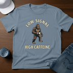 Low Signal High Caffeine T-Shirt - Deadpan Outdoors Co.