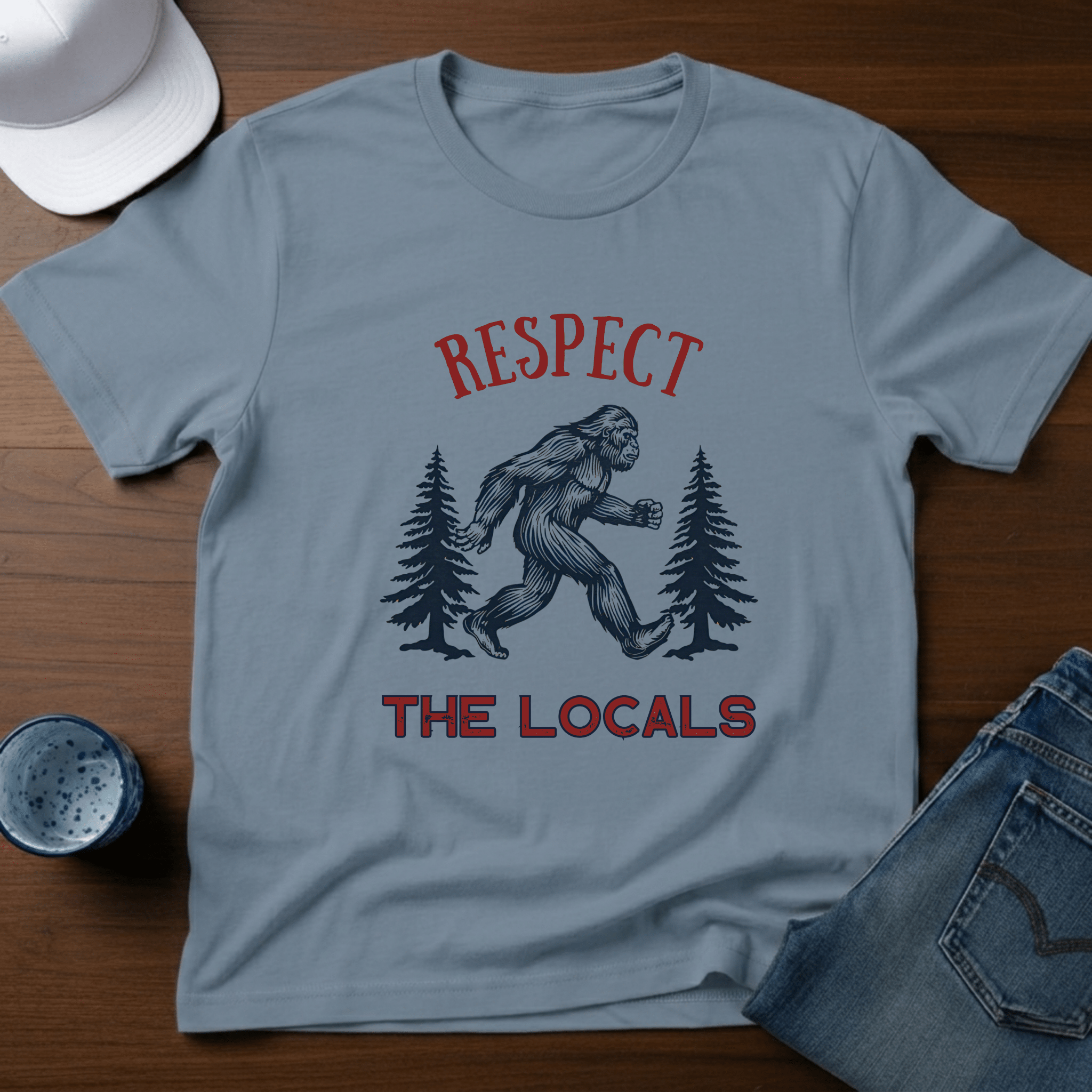 Respect The Locals T-Shirt - Deadpan Outdoors Co.