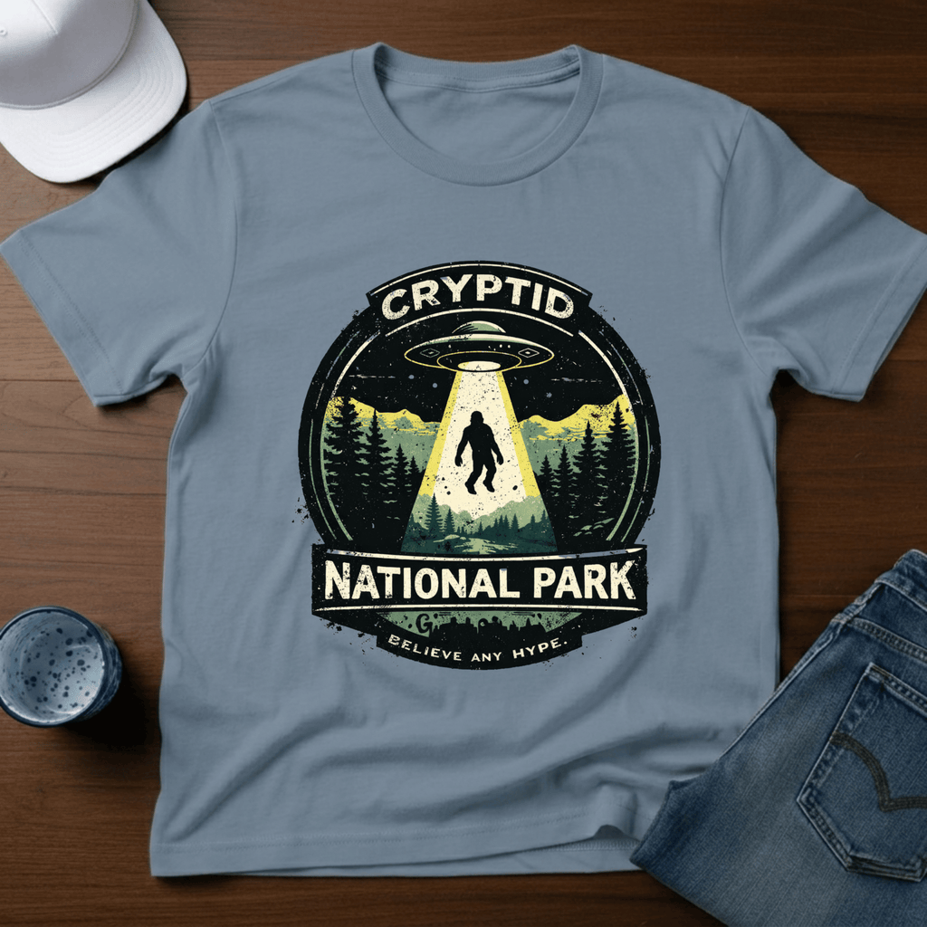 Cryptid National Park T-Shirt - Deadpan Outdoors Co.