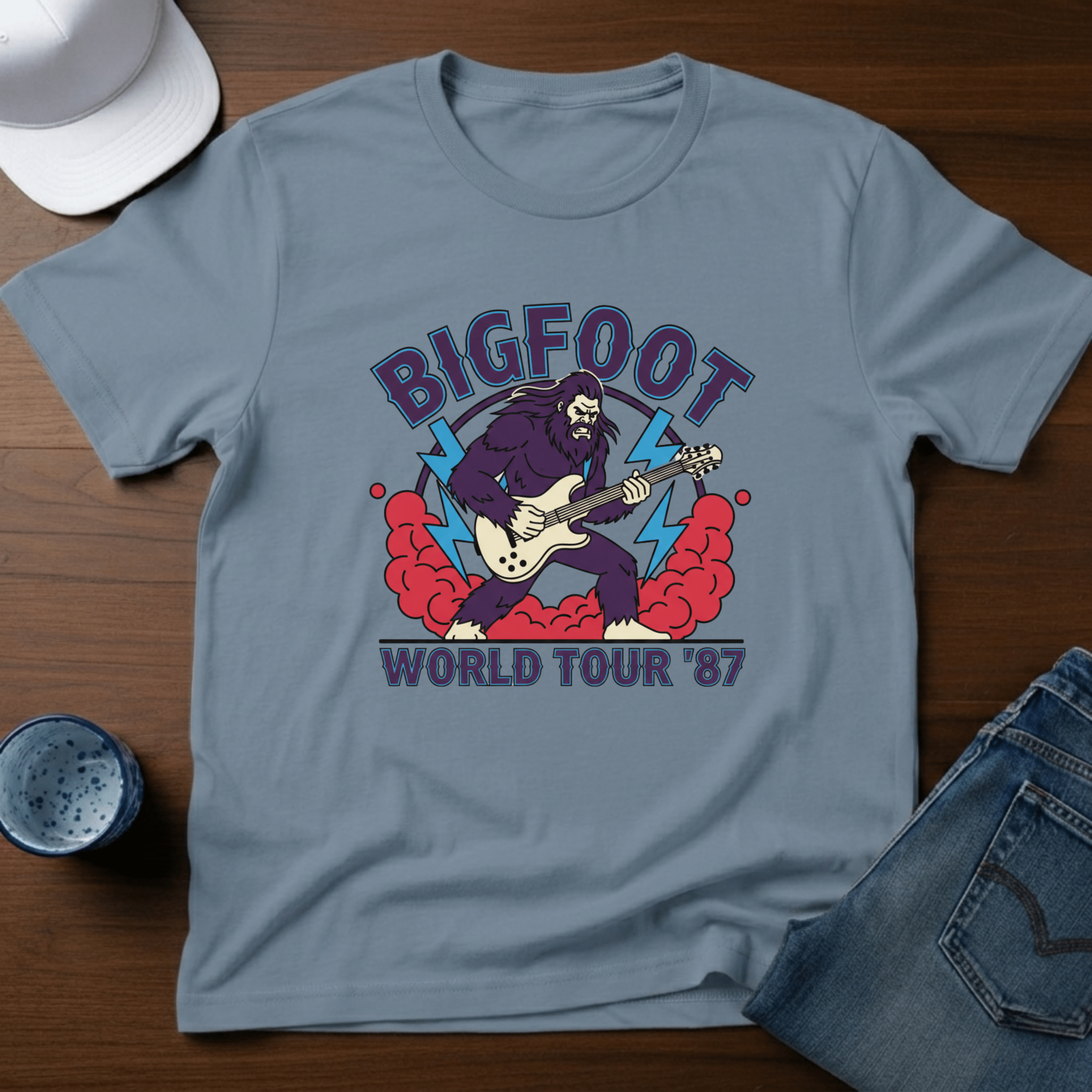Bigfoot World Tour T-Shirt - Deadpan Outdoors Co.