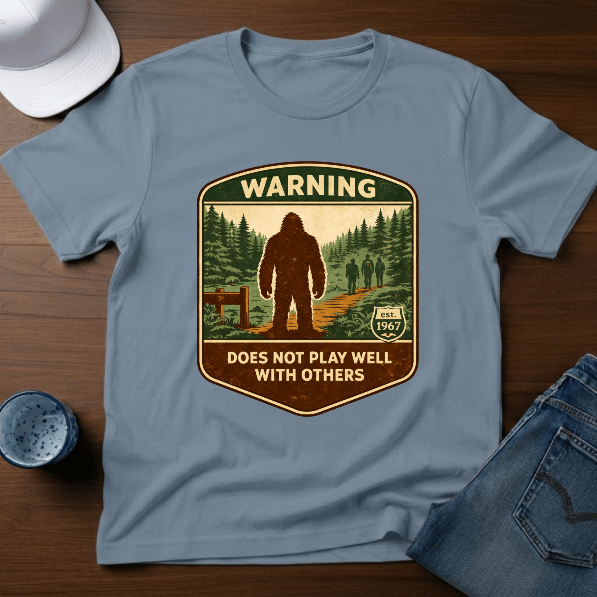 Warning - Does Not Play Well With Others T-Shirt - Deadpan Outdoors Co.