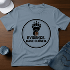 Evidence. Case Closed T-Shirt - Deadpan Outdoors Co.