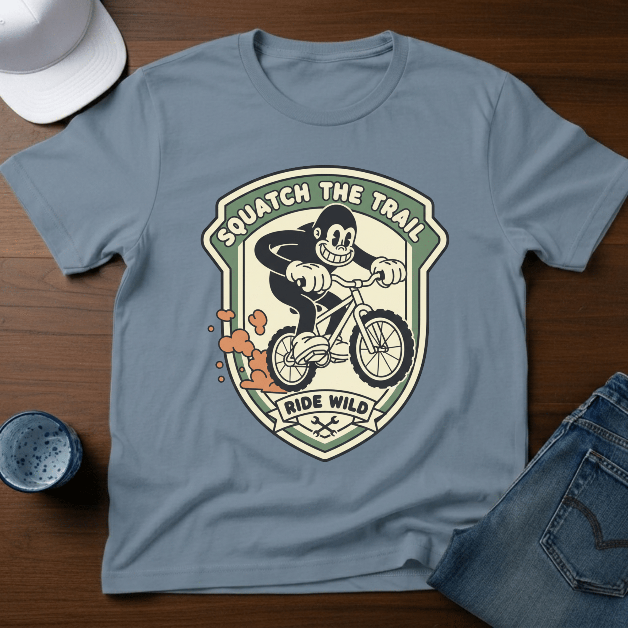 Squatch The Trail Ride Wild T-Shirt - Deadpan Outdoors Co.