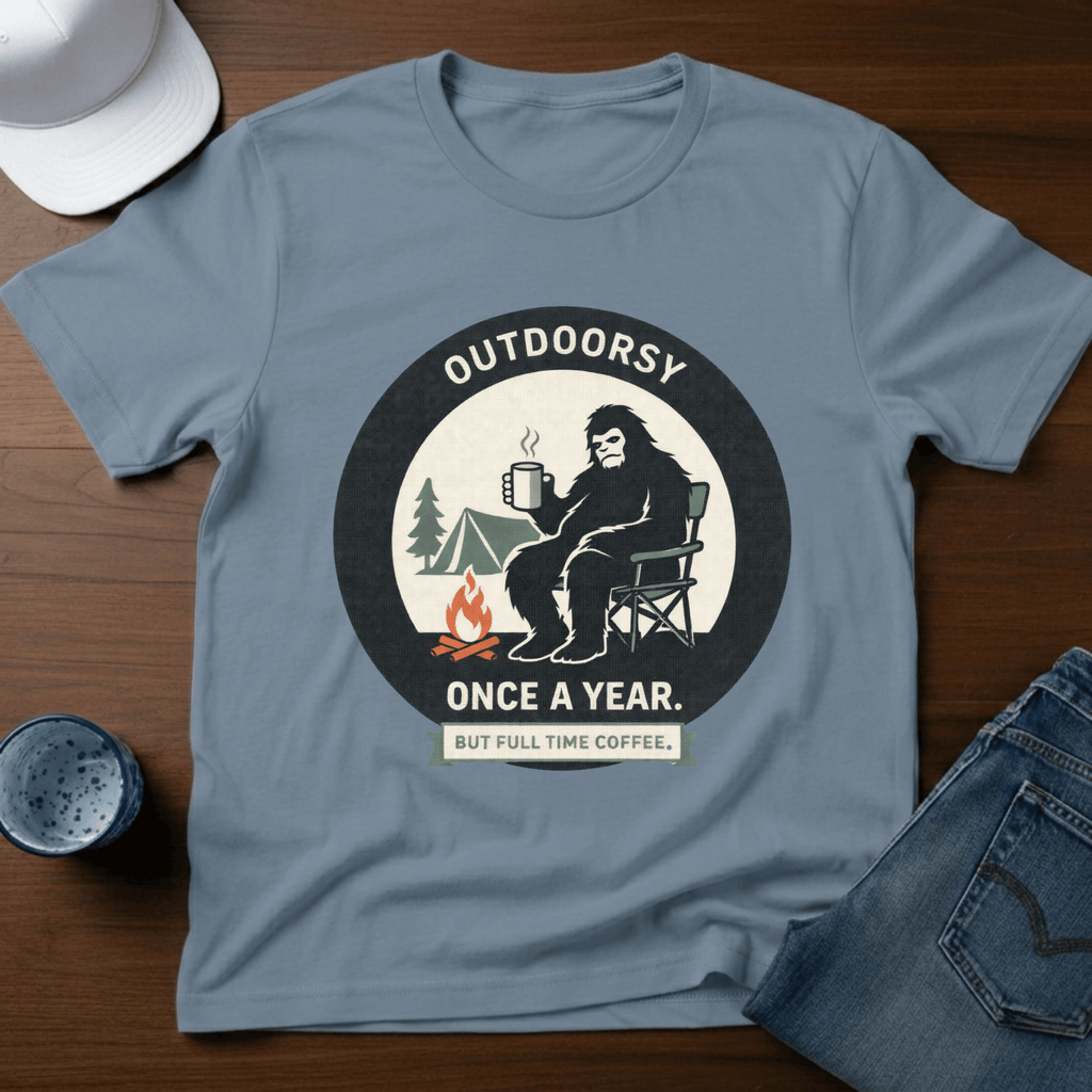 Outdoorsy Once A Year T-Shirt - Deadpan Outdoors Co.