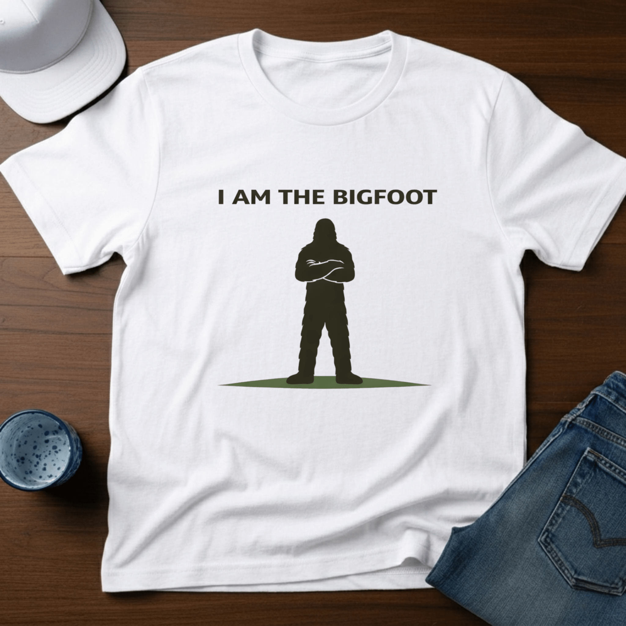 I Am The Bigfoot T-Shirt - Deadpan Outdoors Co.