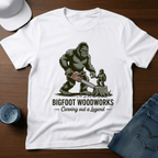 Bigfoot Woodworks - Carving Out A Legend T-Shirt - Deadpan Outdoors Co.