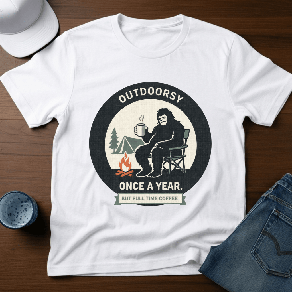 Outdoorsy Once A Year T-Shirt - Deadpan Outdoors Co.