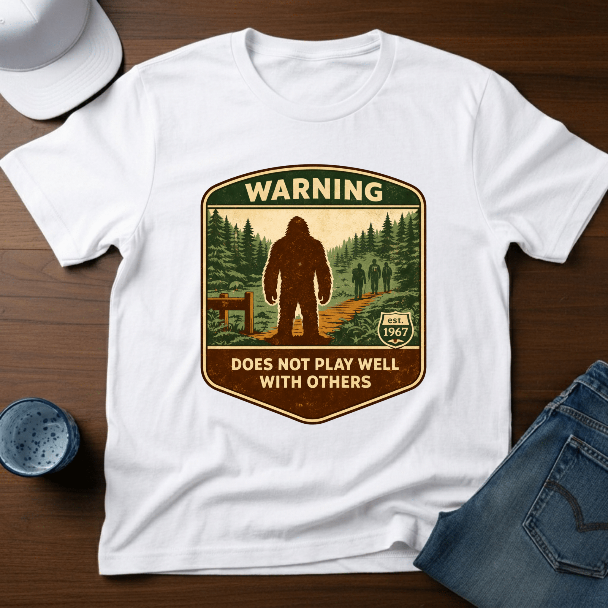 Warning - Does Not Play Well With Others T-Shirt - Deadpan Outdoors Co.