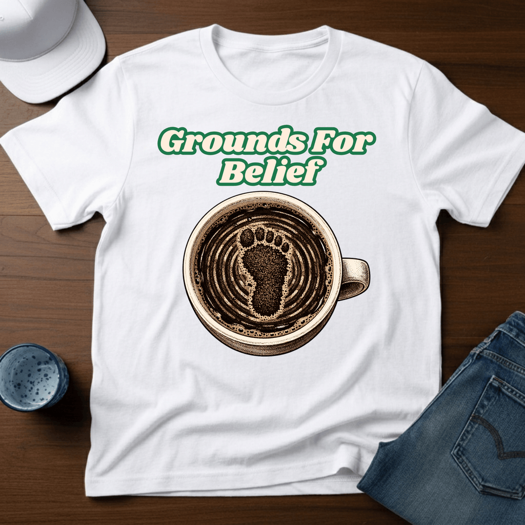 Grounds For Belief T-Shirt - Deadpan Outdoors Co.