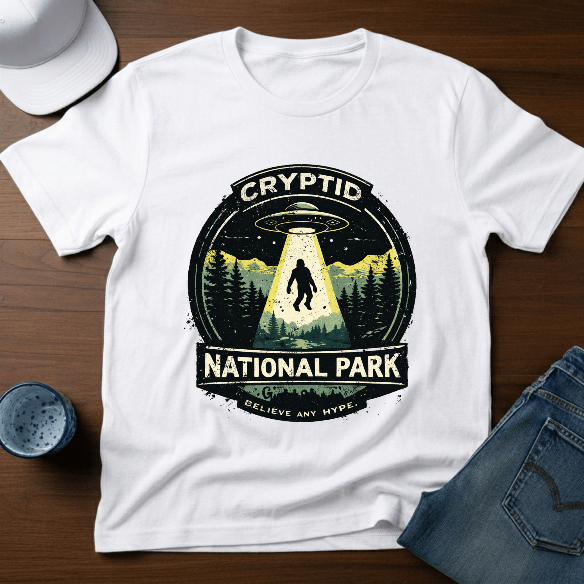 Cryptid National Park T-Shirt - Deadpan Outdoors Co.