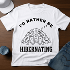 I'D Rather Be Hibernating - Funny Bigfoot Coffee Tee - T-Shirt - Deadpan Outdoors Co.