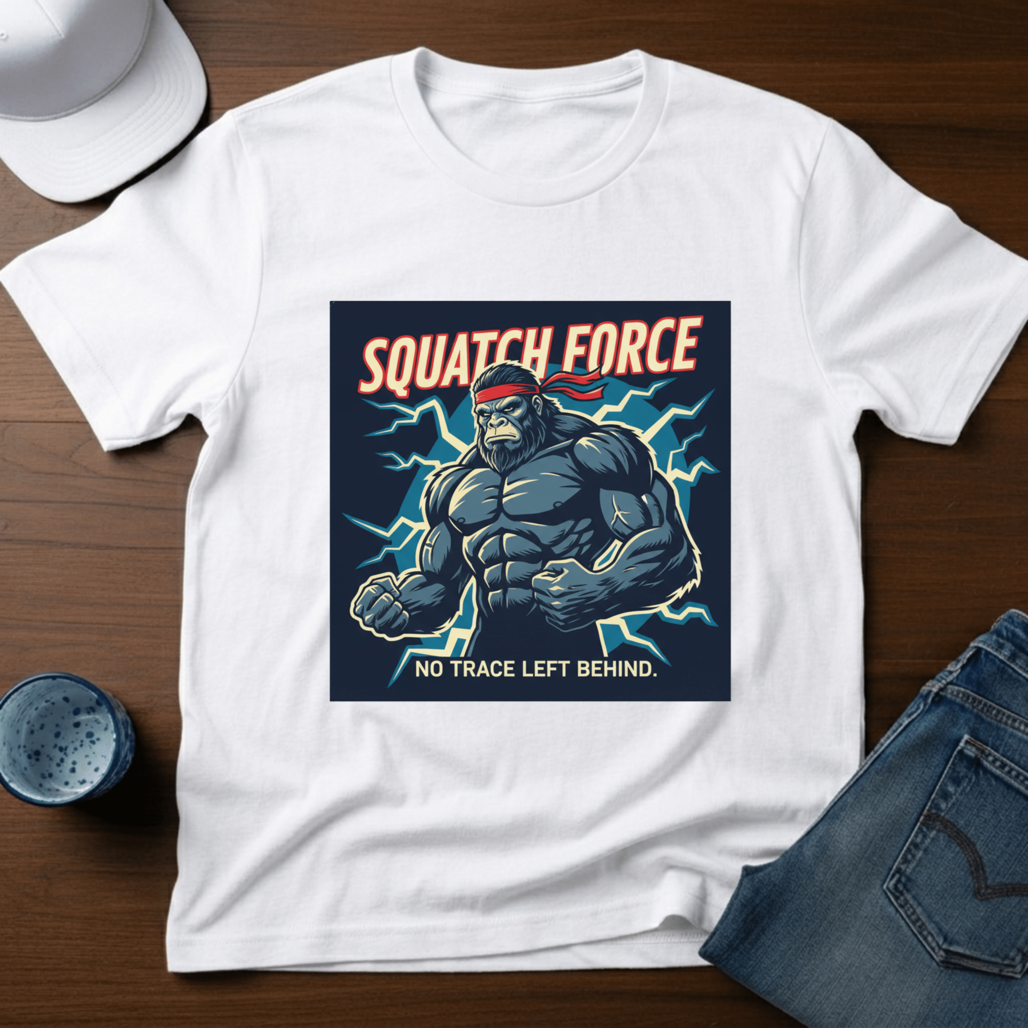 Squatch Force T-Shirt - Deadpan Outdoors Co.