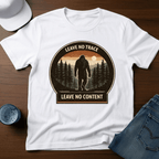 Leave No Trace Leave No Content T-Shirt - Deadpan Outdoors Co.
