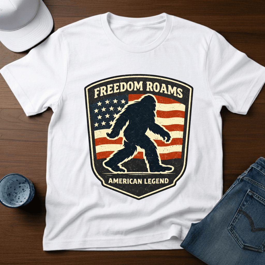 Freedom Roams T-Shirt - Deadpan Outdoors Co.
