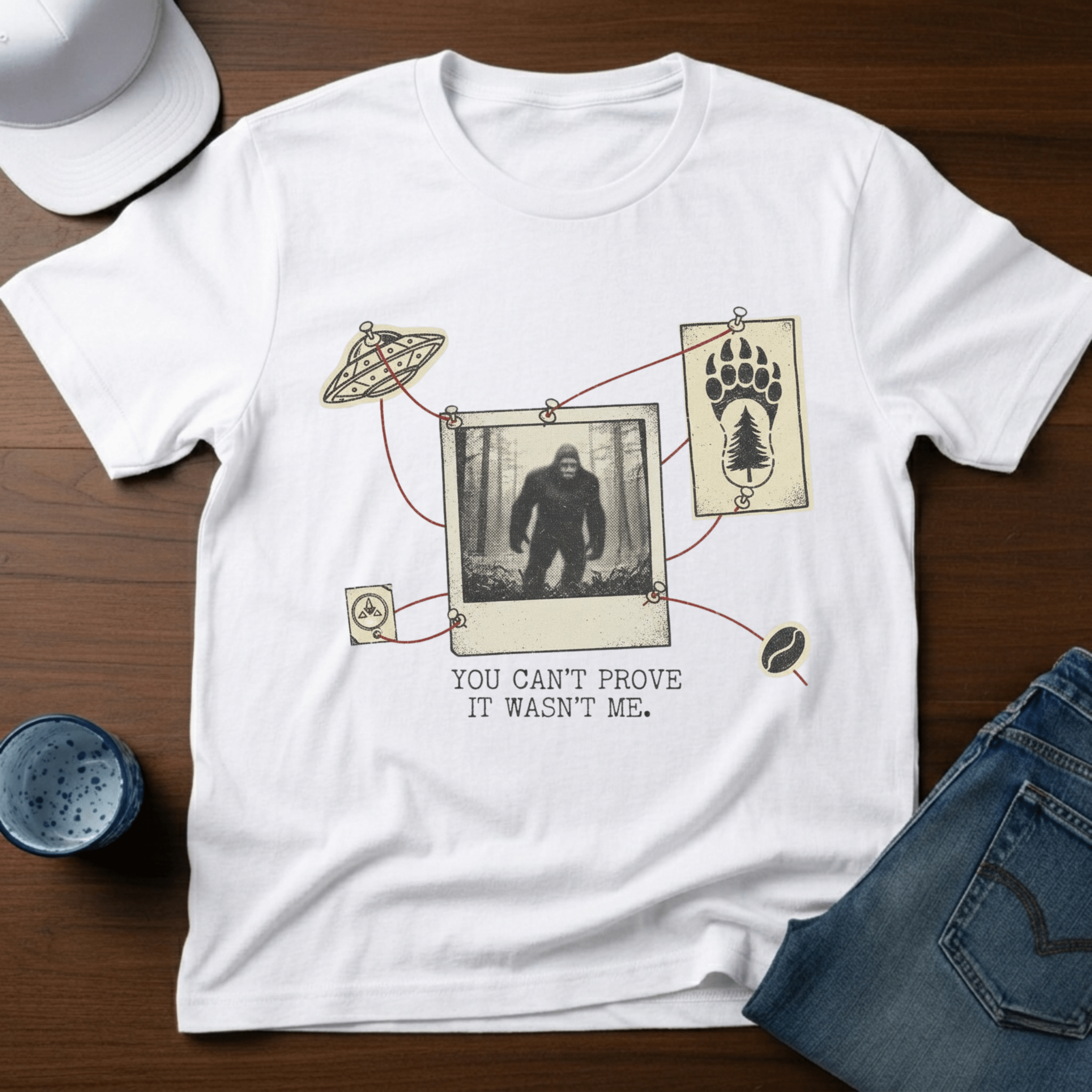 You Can't Prove It Wasn't Me T-Shirt - Deadpan Outdoors Co.