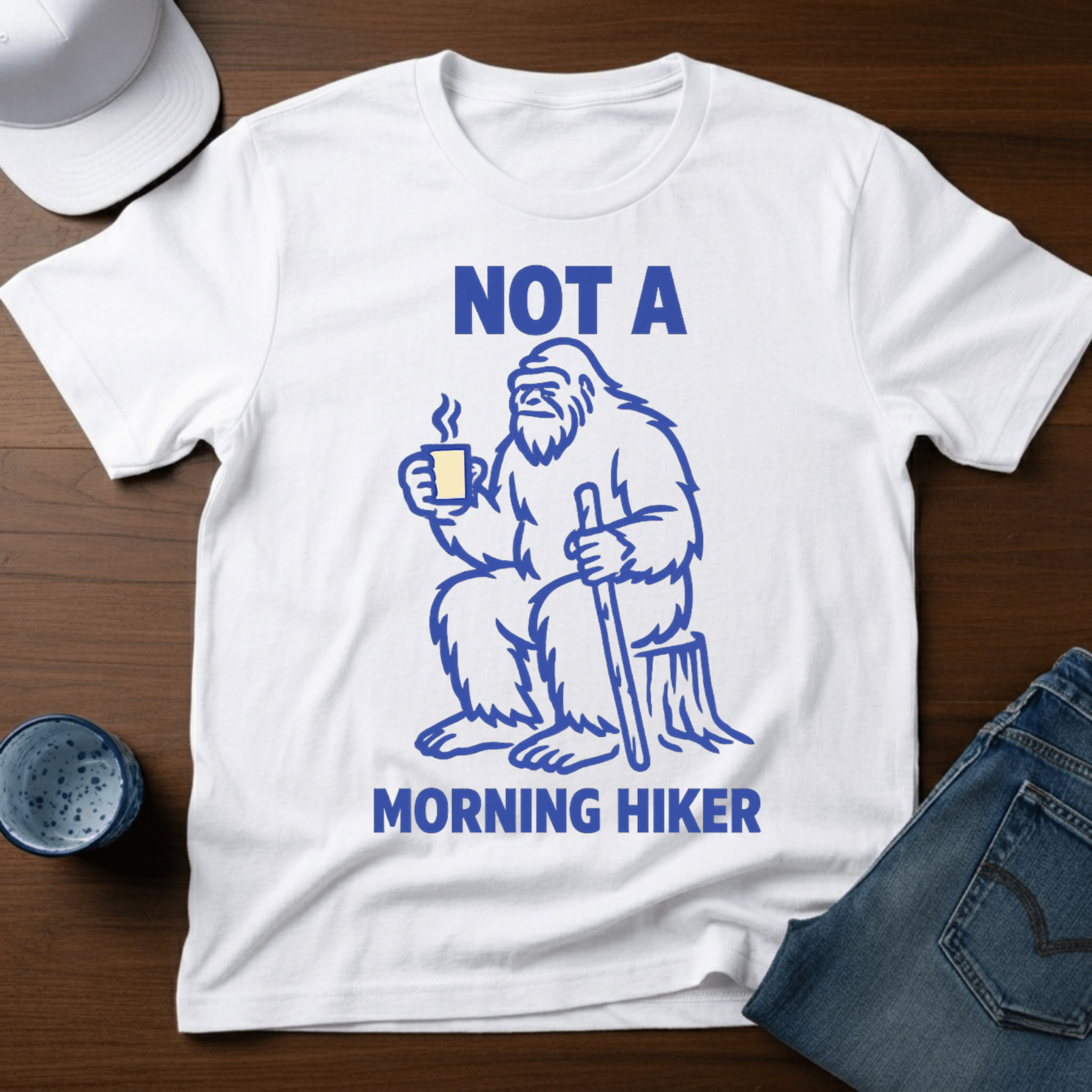 Not A Morning Hiker T-Shirt - Deadpan Outdoors Co.