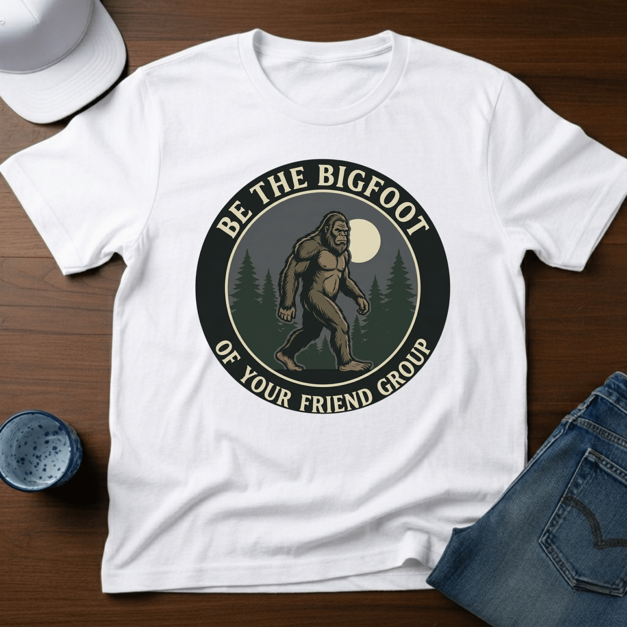 Be The Bigfoot of Your Friend Group T-Shirt - Deadpan Outdoors Co.