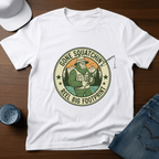 Gone Squatchin' Reel Big Footprint T-Shirt - Deadpan Outdoors Co.